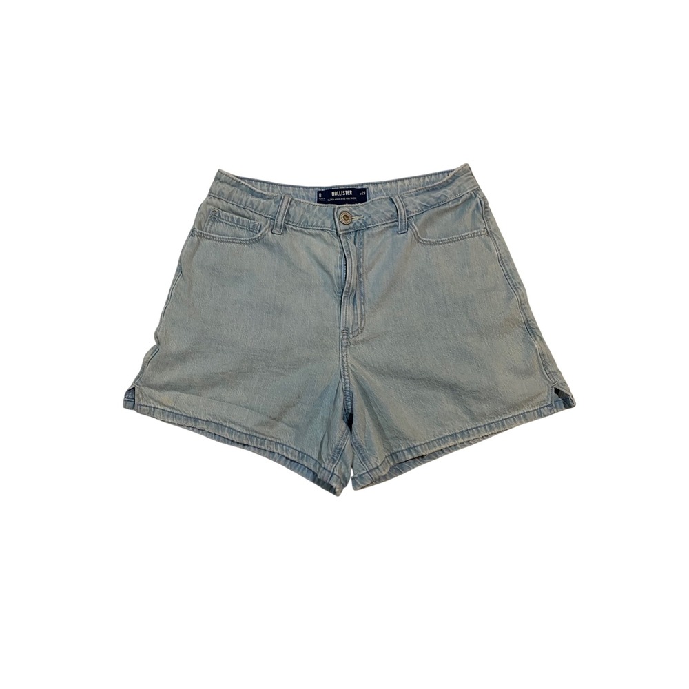 Hollister Ultra High-Rise 90s Shorts Light Wash Denim Size 8 W29